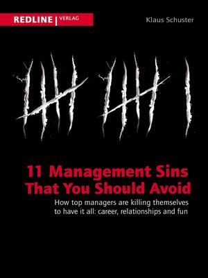 cover image of 11 Management Sins That You Should Avoid